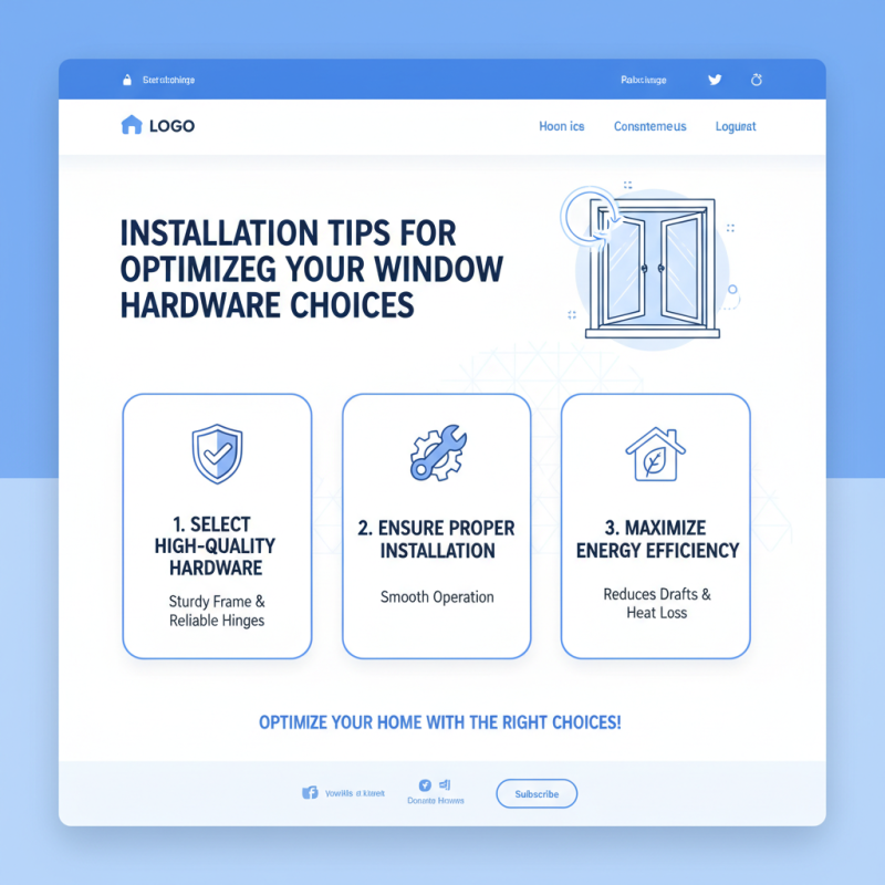 China Best Window Hardware Options for Your Home Improvements?