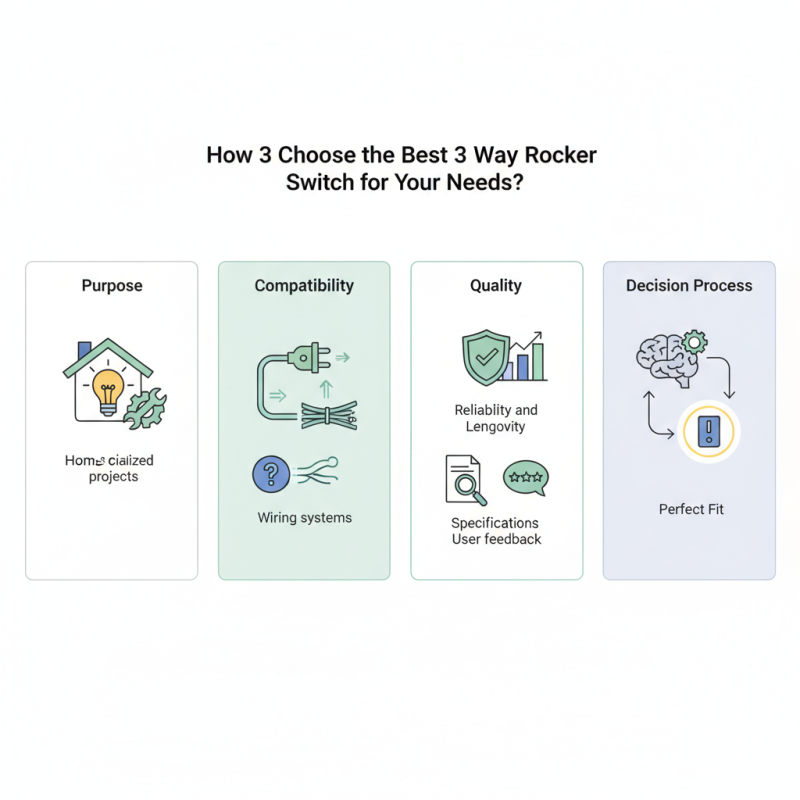 How to Choose the Best 3 Way Rocker Switch for Your Needs?