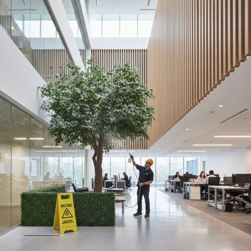 Fireproofing Tips for Artificial Foliage in Commercial Settings?