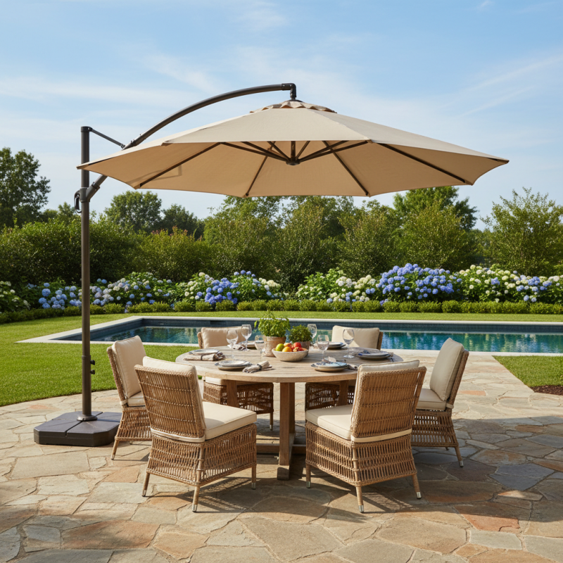 How to Choose the Best Size Umbrella for a 6 Person Table?