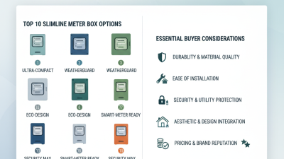 Top 10 Slimline Meter Box Options for Global Buyers?