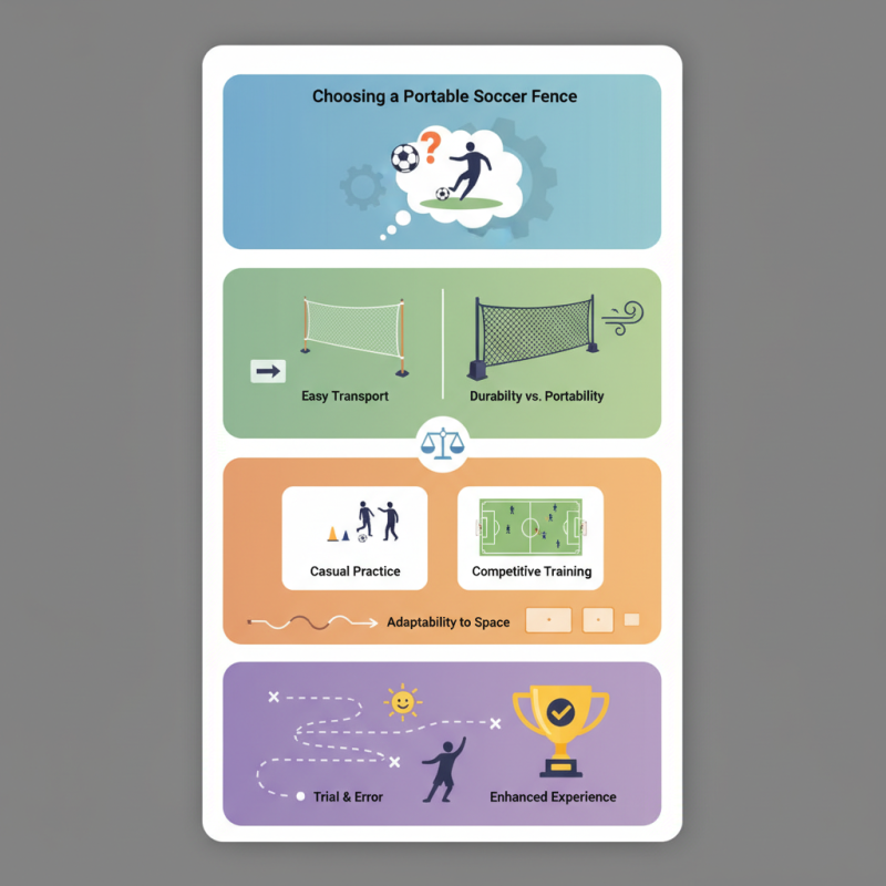 How to Choose the Best Portable Soccer Fence for Your Needs?