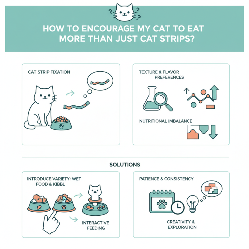 How to Encourage My Cat to Eat More Than Just Cat Strips?