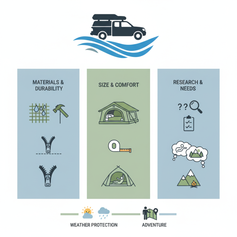How to Choose the Best Waterproof Pickup Truck Roof Tent?