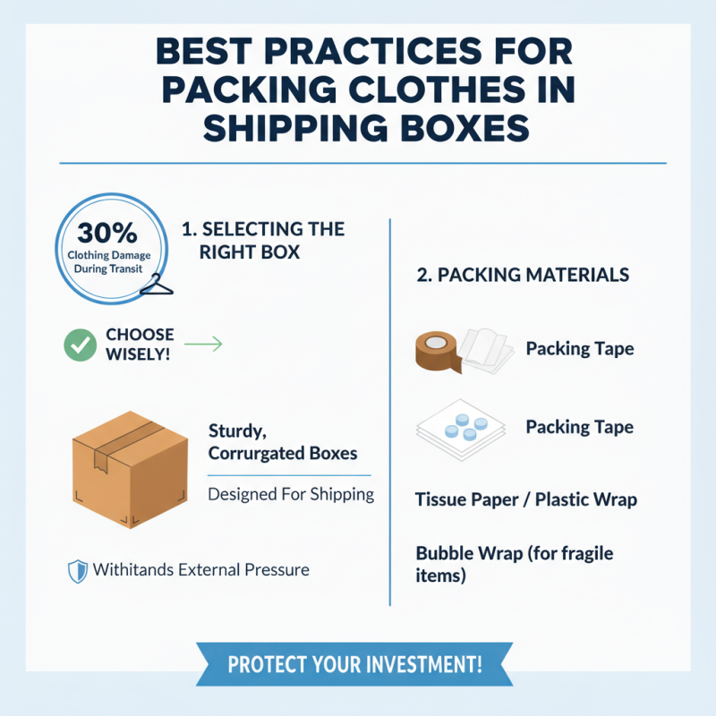 How to Choose the Best Boxes For Clothes for Shipping?