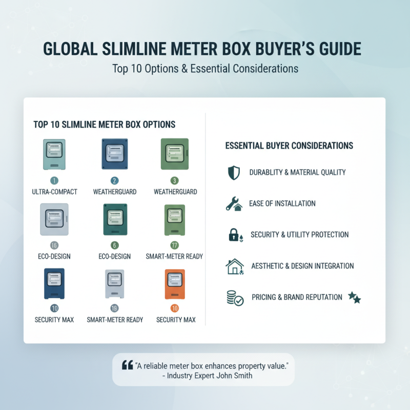 Top 10 Slimline Meter Box Options for Global Buyers?