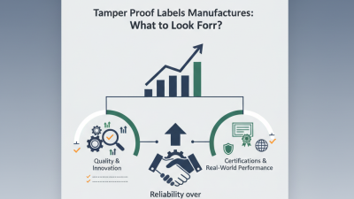 Tamper Proof Labels Manufacturers What to Look For?