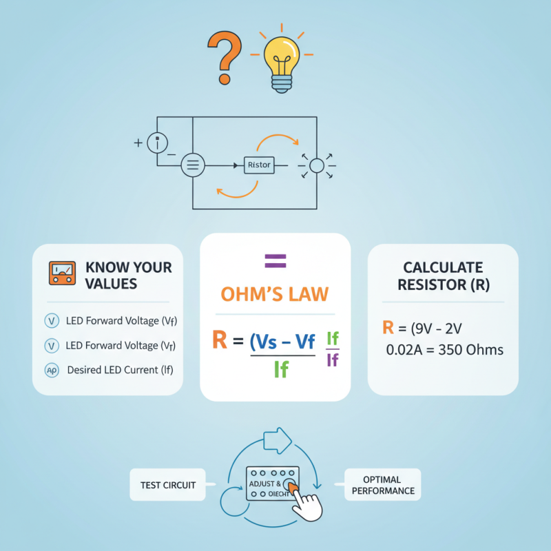 How to Calculate Resistor Value for LED in Simple Steps?