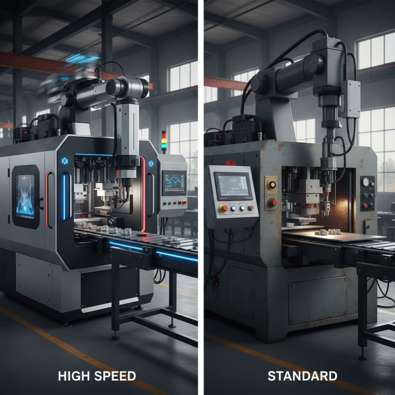 What is the difference between high speed and standard machines?