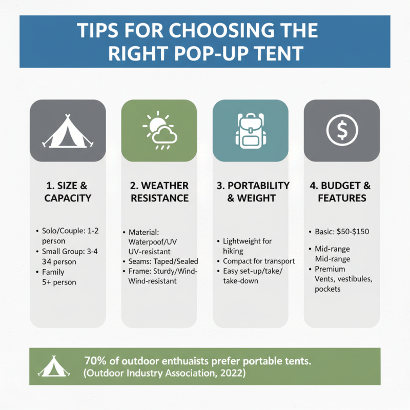 Why Choose a Pop Up Tent for Your Outdoor Adventures?
