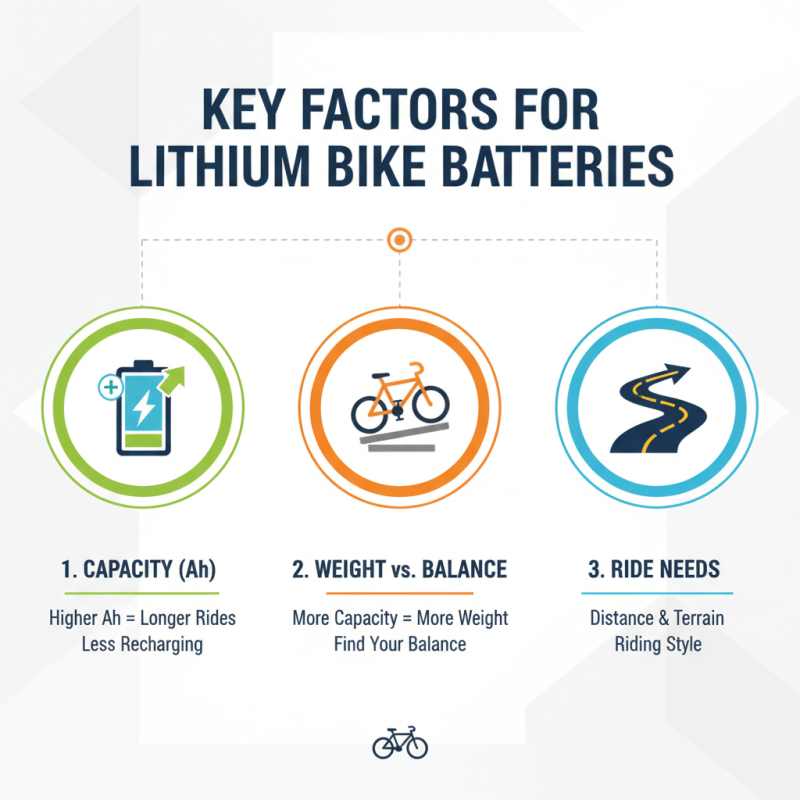 How to Choose the Best Lithium Bike Battery for Your Needs?