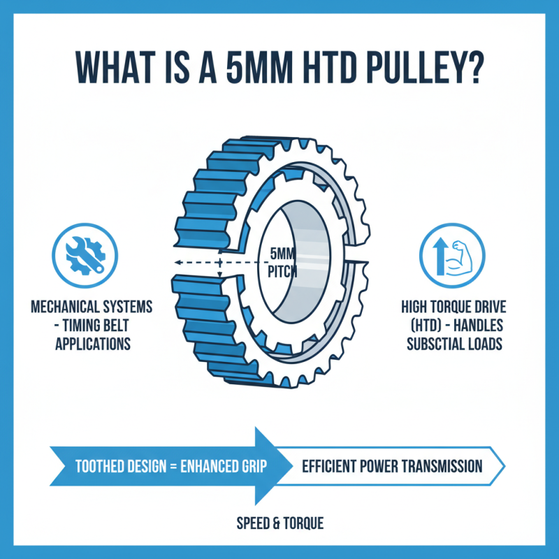 What is a 5mm Htd Pulley and How Does It Work in Mechanical Systems?