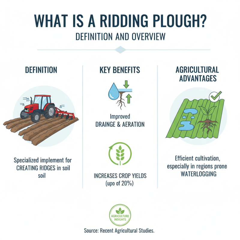 What is Ridging Plough and How Does It Improve Farming?