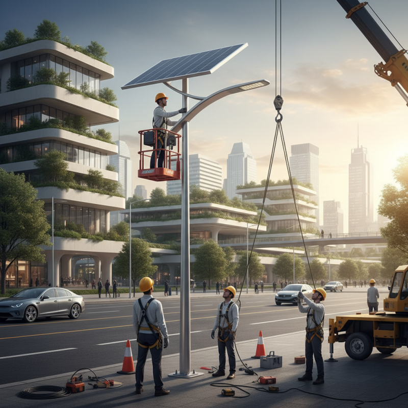 How to Safely Install Solar Street Lights in 2026?