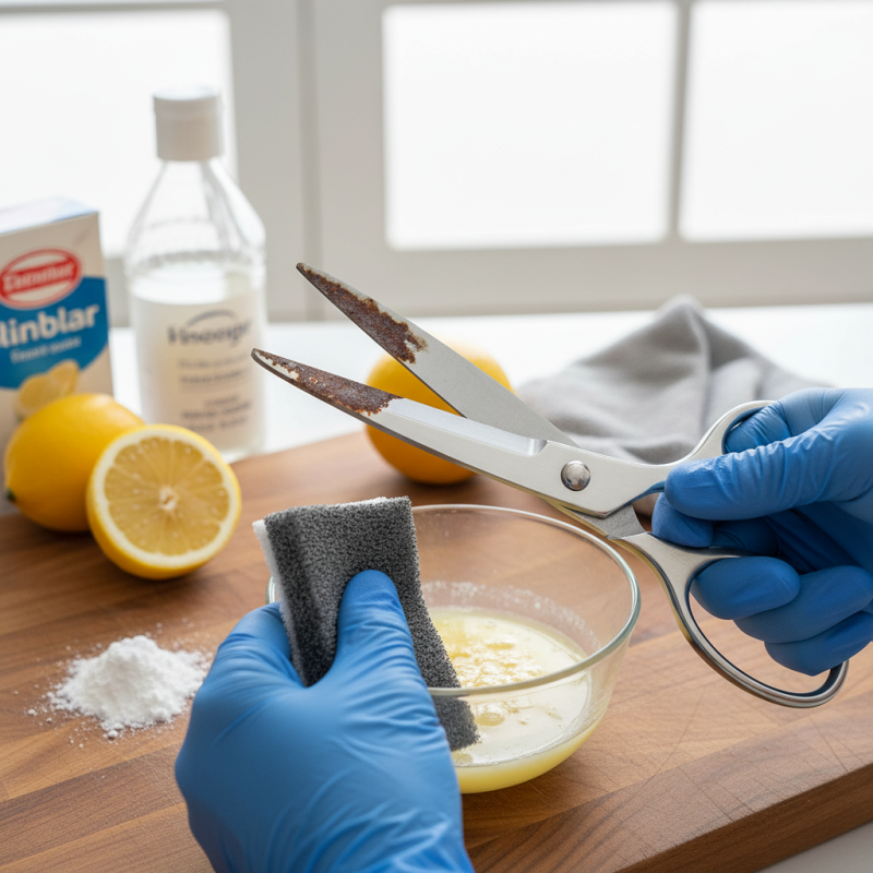 How to Remove Rust from Kitchen Shears Easily?