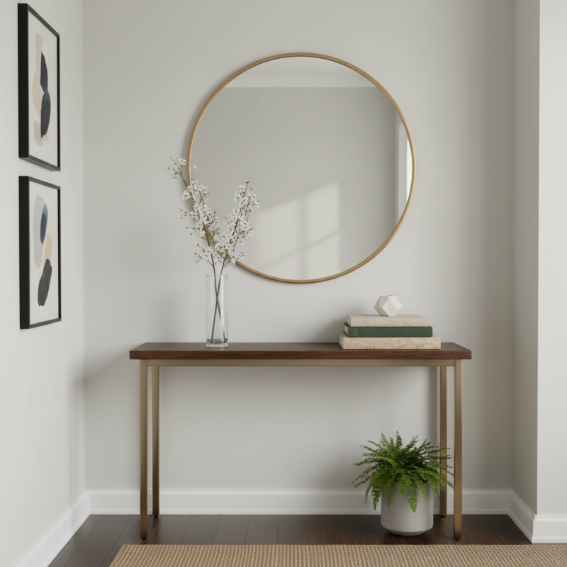 How to Style a Console Table in a Narrow Entryway for a Chic Look?
