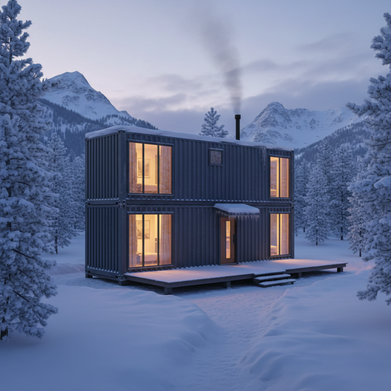 Can Container Homes Survive in Cold Weather Conditions?