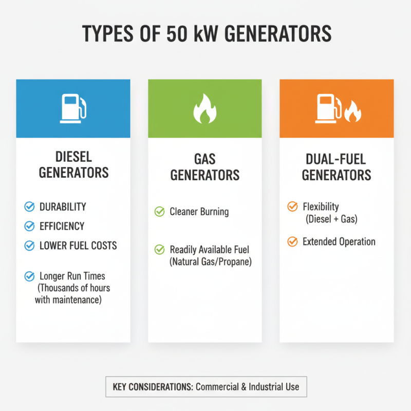 How to Choose the Best 50 kW Generator for Your Needs?