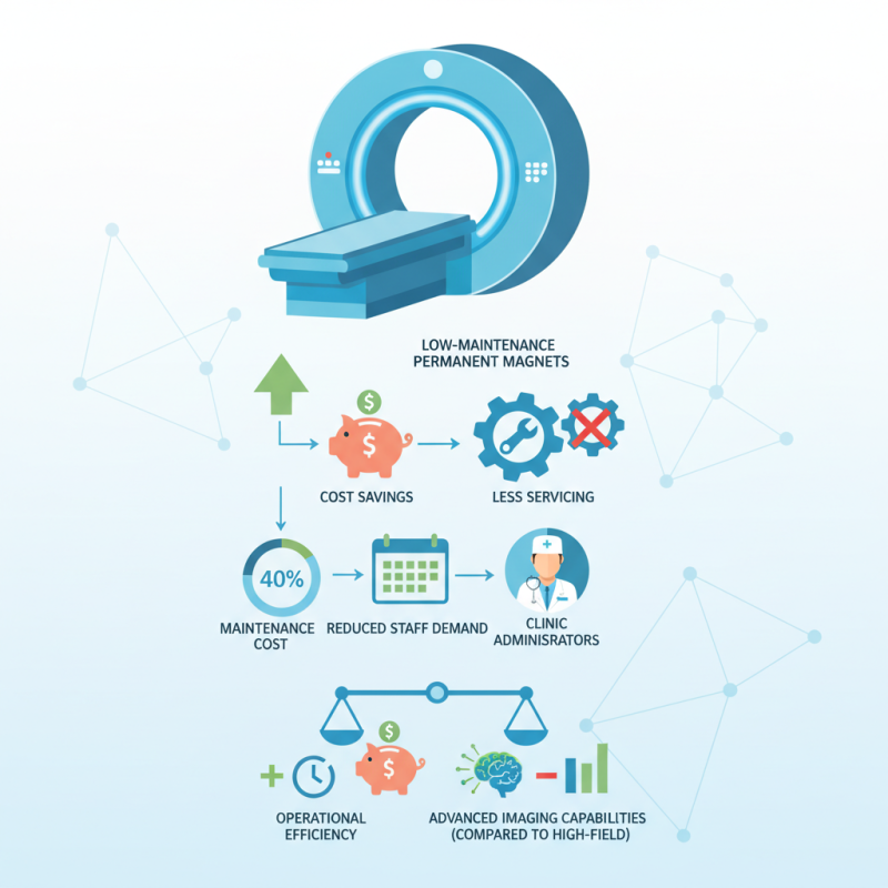 Why do community clinics choose low-maintenance permanent magnets?