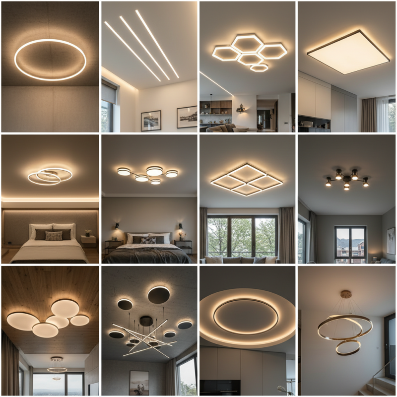 Top 10 LED Ceiling Light Design Ideas for Modern Homes?