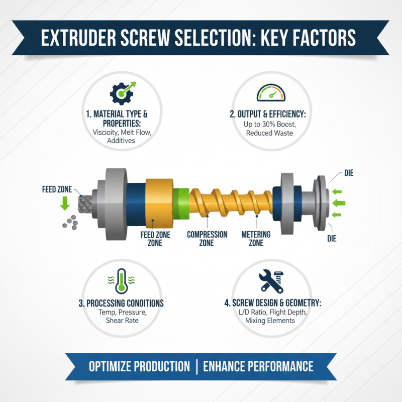 2026 Best Extruder Screw Types What to Consider for Purchase?