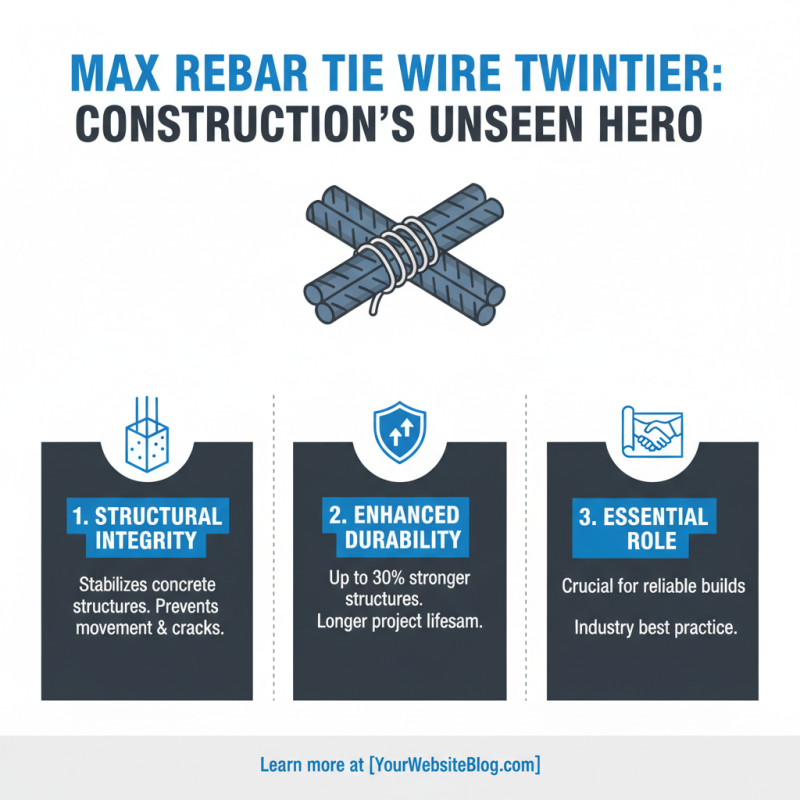 How to Choose the Best Max Rebar Tie Wire Twintier for Your Needs?