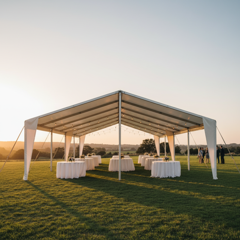 How to Choose Canopy with Dual-Sided Flat Panels for Events?