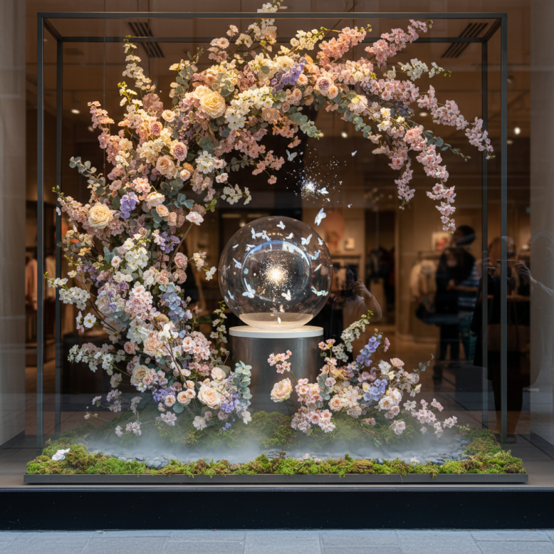 How to Elevate Retail Window Floral Displays with Latest Trends?