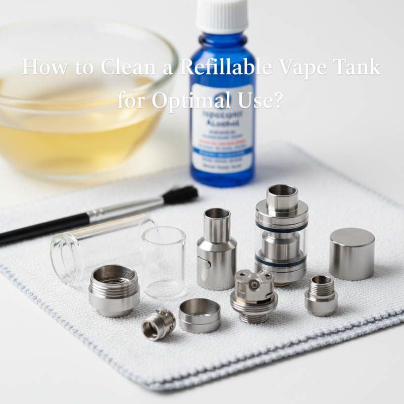 How to Clean a Refillable Vape Tank for Optimal Use?