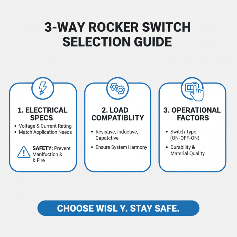 How to Choose the Best 3 Way Rocker Switch for Your Needs?