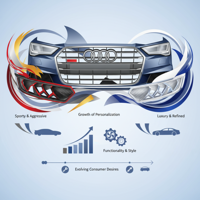 China Top Front Grill Audi Customization Trends and Popular Styles?