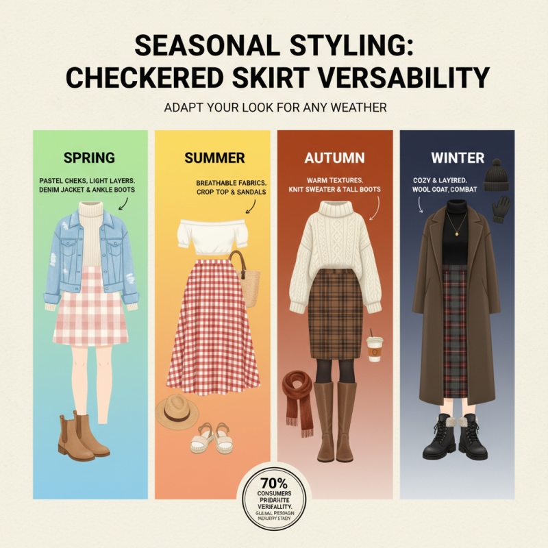 How to Style a Checkered Skirt for Every Occasion?