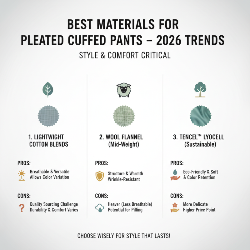 Best Pleated Cuffed Pants for Global Buyers in 2026?