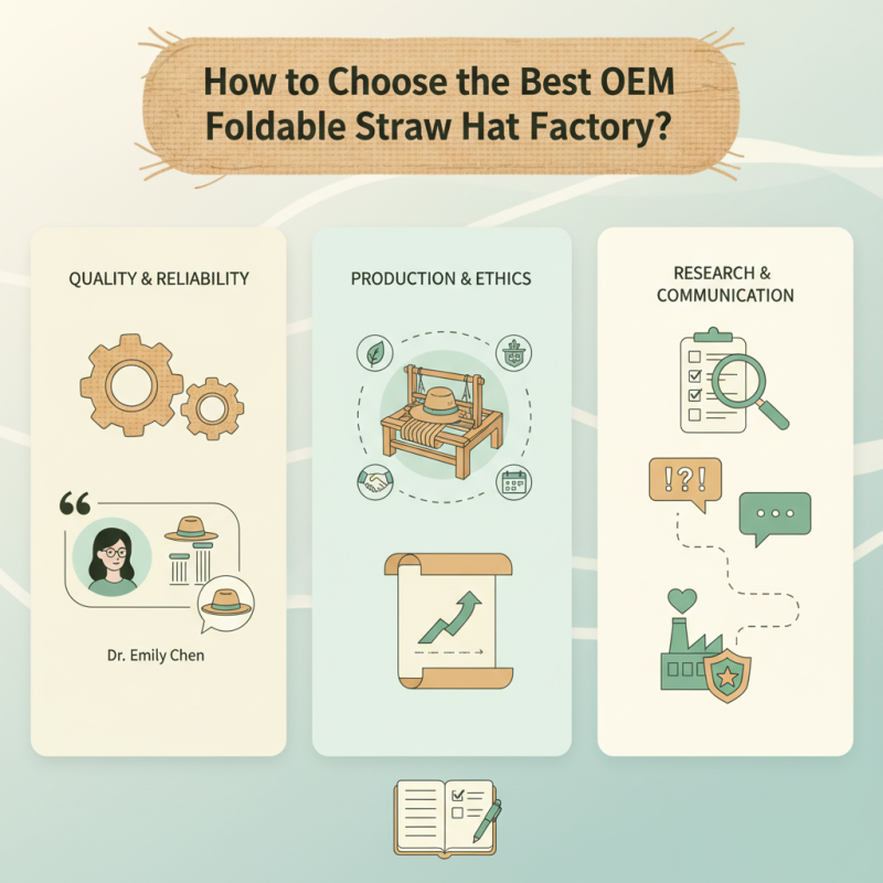 How to Choose the Best OEM Foldable Straw Hat Factory?