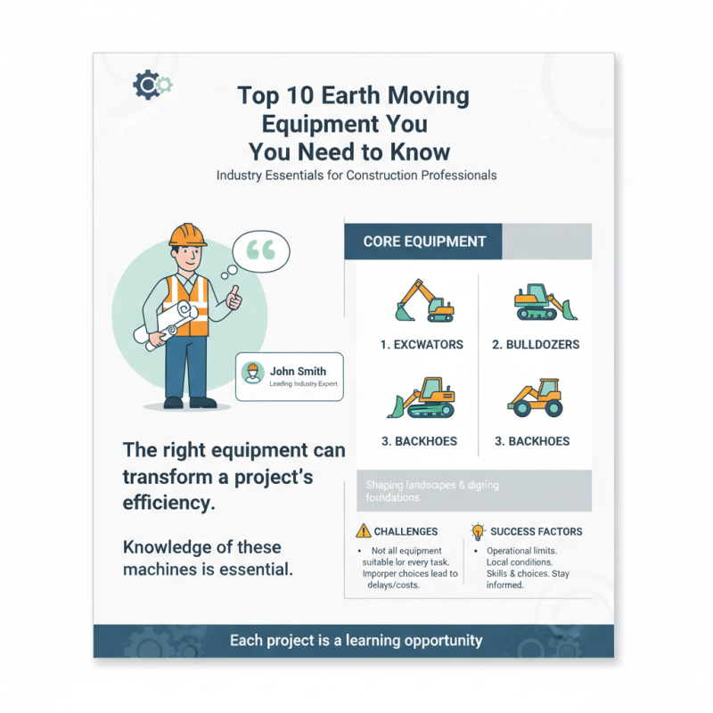 Top 10 Earth Moving Equipment You Need to Know?