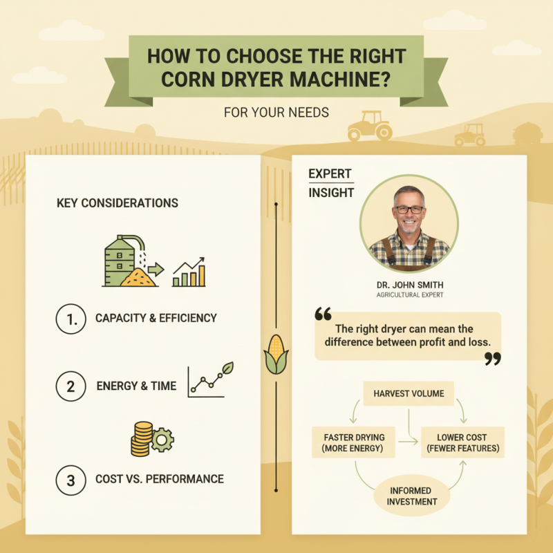 How to Choose the Right Corn Dryer Machine for Your Needs?
