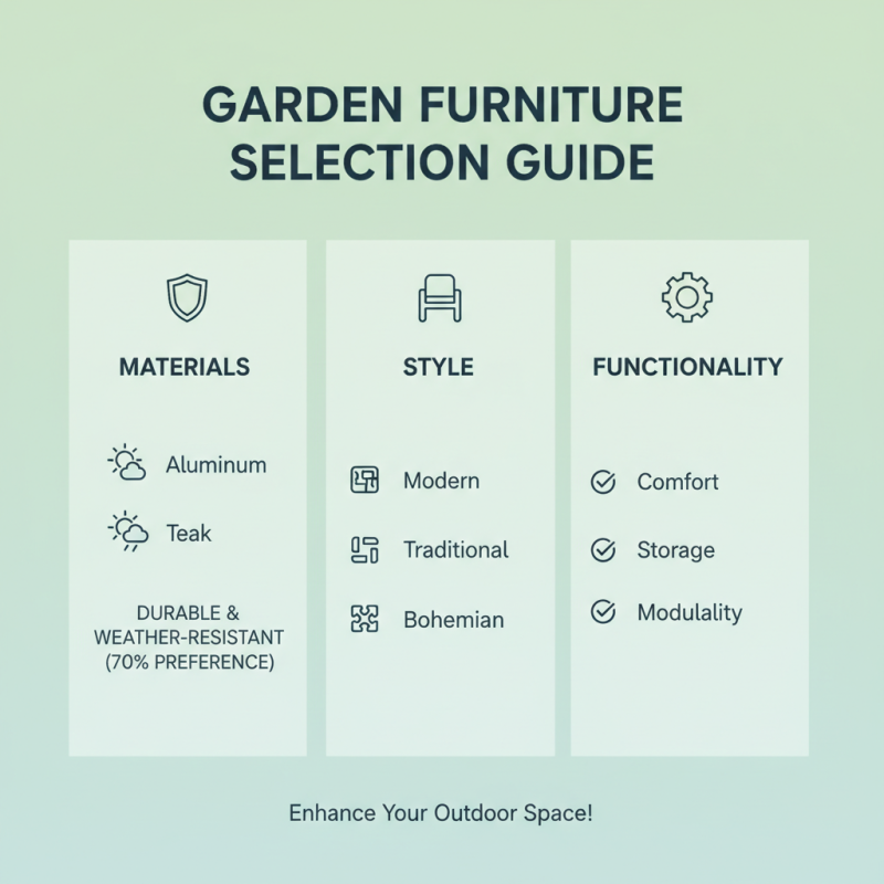 How to Choose the Best Garden Furniture for Your Outdoor Space?