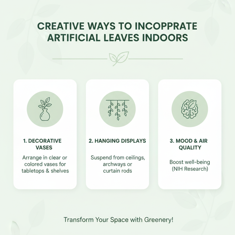How to Use Artificial Leaves to Enhance Your Indoor and Outdoor Spaces?