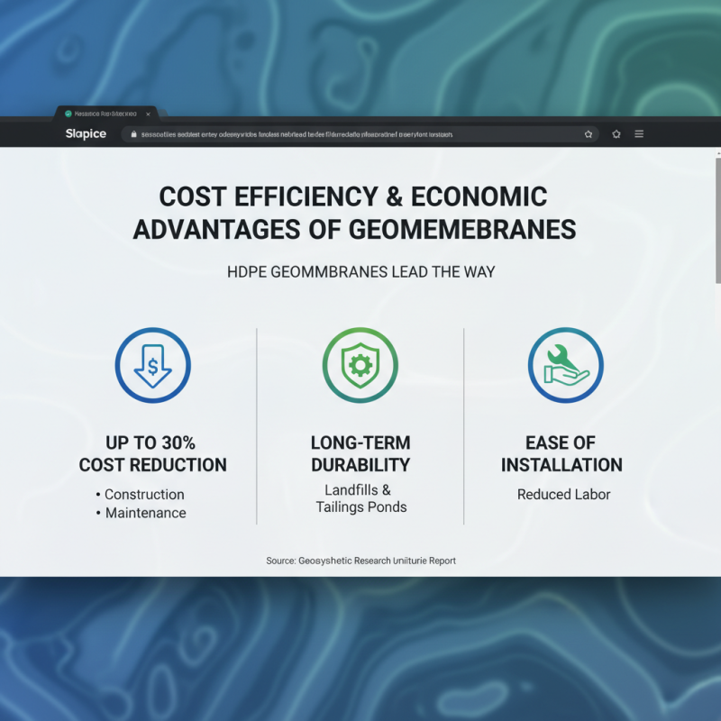 Top 10 Benefits of Using Geomembrane in HDPE Applications?