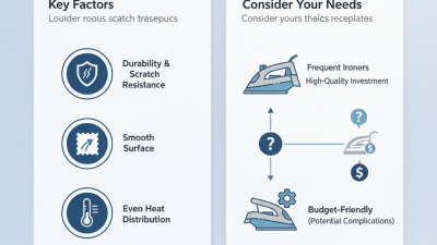 Essential Tips for Choosing the Right Steel Soleplate?