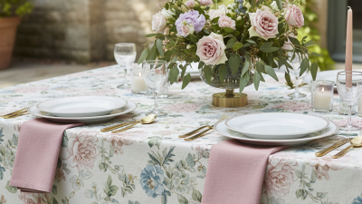 How to Choose the Perfect Floral Tablecloth for Your Event?