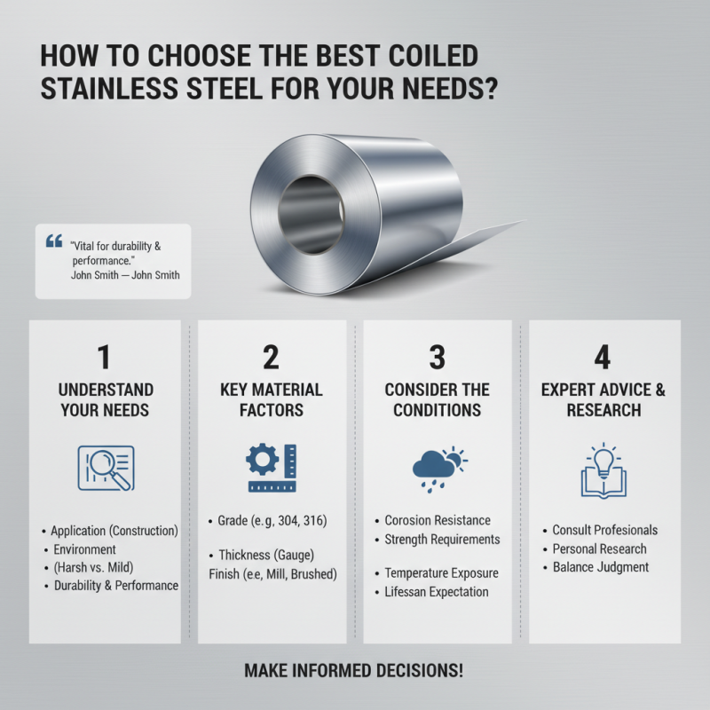 How to Choose the Best Coiled Stainless Steel for Your Needs?