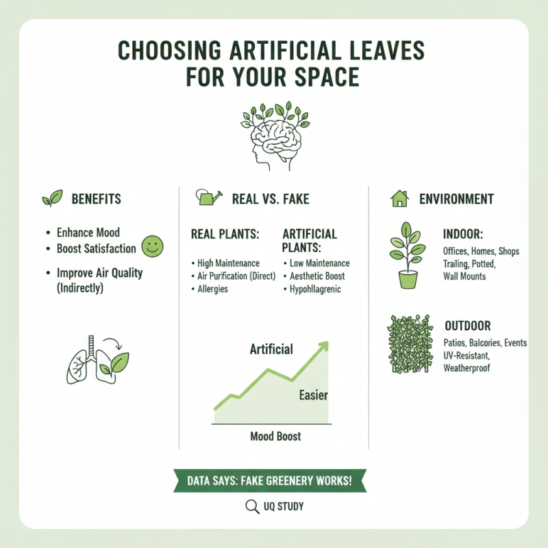 How to Use Artificial Leaves to Enhance Your Indoor and Outdoor Spaces?