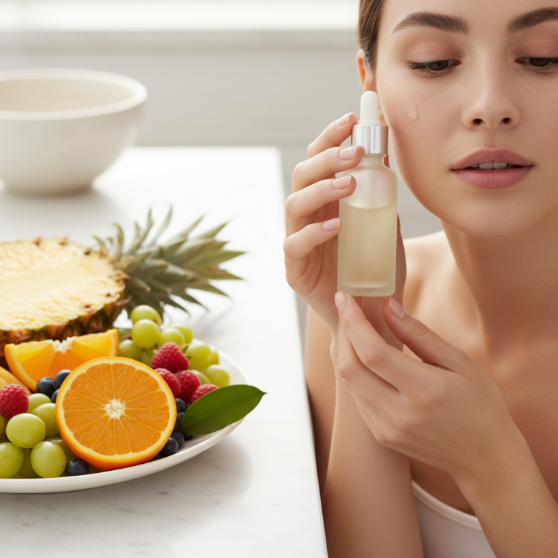 How to Use Fruit Acids for Better Skin Health?