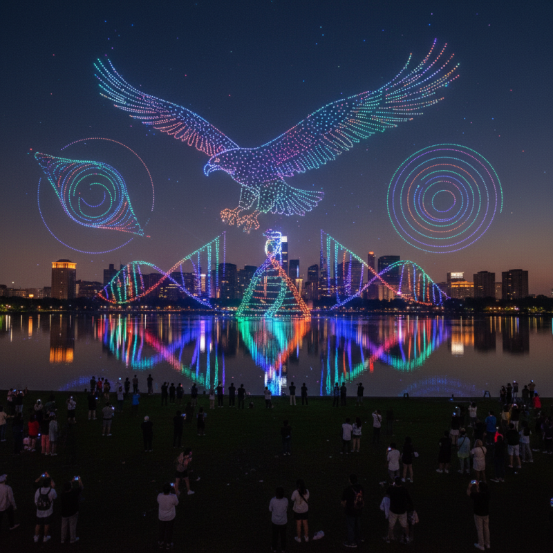 What Are the Benefits of a Drone Led Light Show?