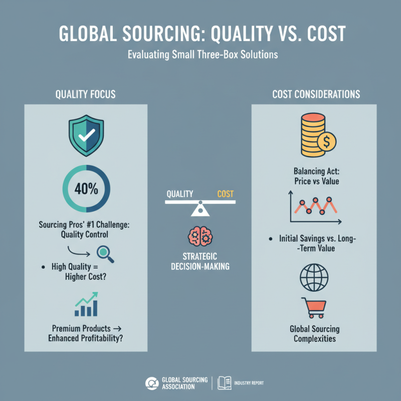 How to Source Small Three Box Solutions Globally?