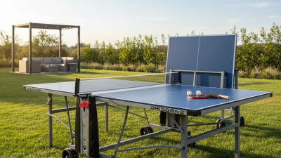 Top 10 Tips for Choosing the Best Outdoor Foldable Ping Pong Table?