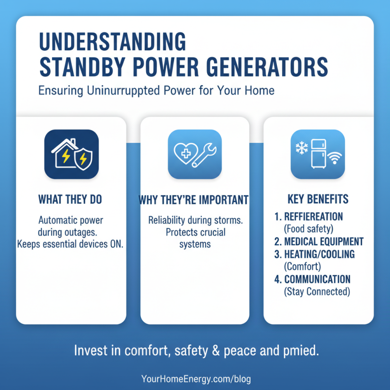 How to Choose the Right Standby Power Generator for Your Home?