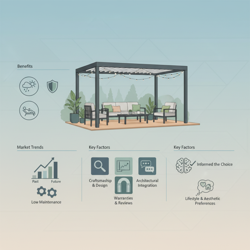 How to Choose the Best Aluminum Pergola With Roof for Your Patio?