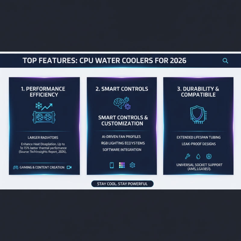 Top 5 Cpu Water Coolers for Maximum Performance in 2026?